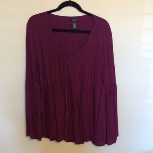 Torrid Size 2 long-sleeved blouse